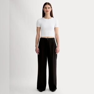 Everlane The Trouser in Buttersoft in Black Size: 2, NWT
